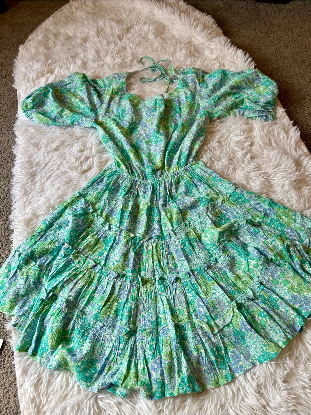 Sky to the moon floral dress size medium